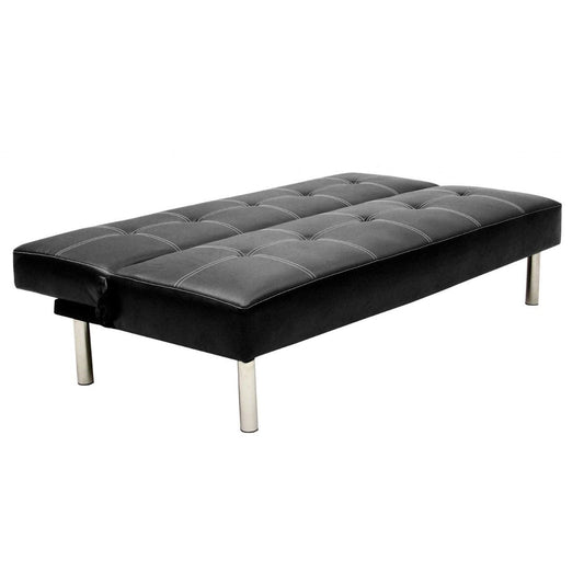 Calloway PVC Sofa Bed - Black