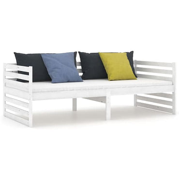 Veras White Solid Pinewood Day Bed for Versatile Sofa and Sleep Solutions