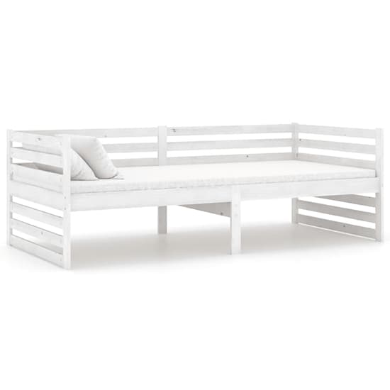 Veras White Solid Pinewood Day Bed for Versatile Sofa and Sleep Solutions