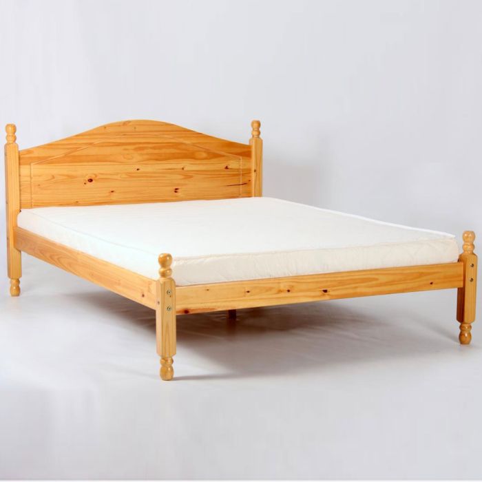 Leocadia 4ft Small Double Bed - Pine