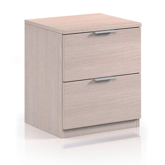 Xander 2 Drawer Bedside - Oak