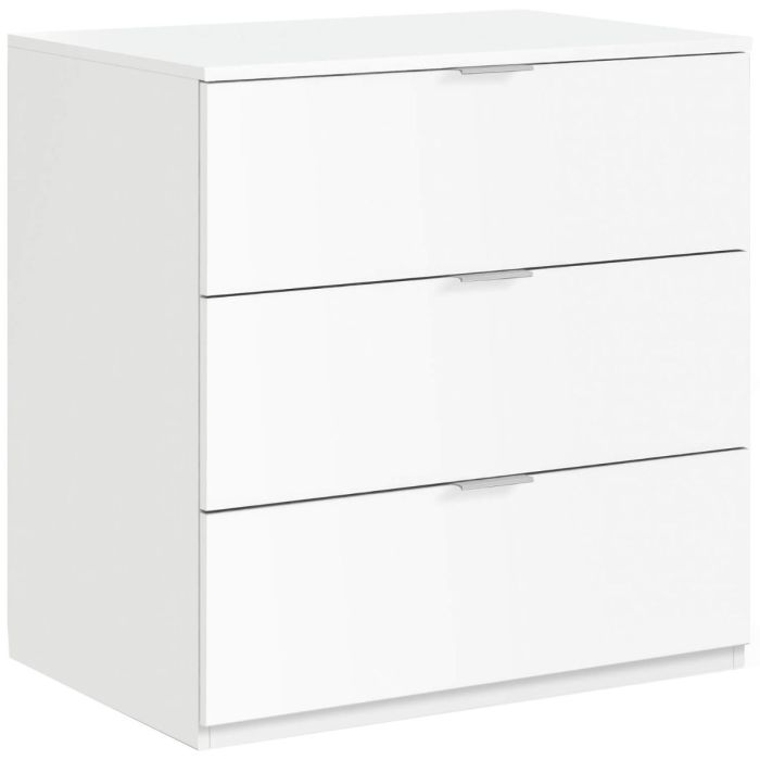 Xander 3 Drawer Chest - White