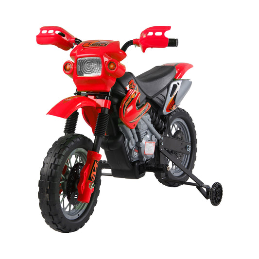 HOMCOM V Kids Child Electric Motorbike Ride on Motorcycle Scooter Children Toy Gift for 3-6 Years (Red)